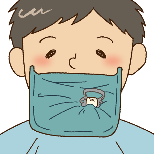 ラバーダムを使用した根管治療