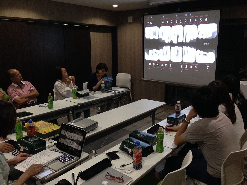 勉強会での症例発表